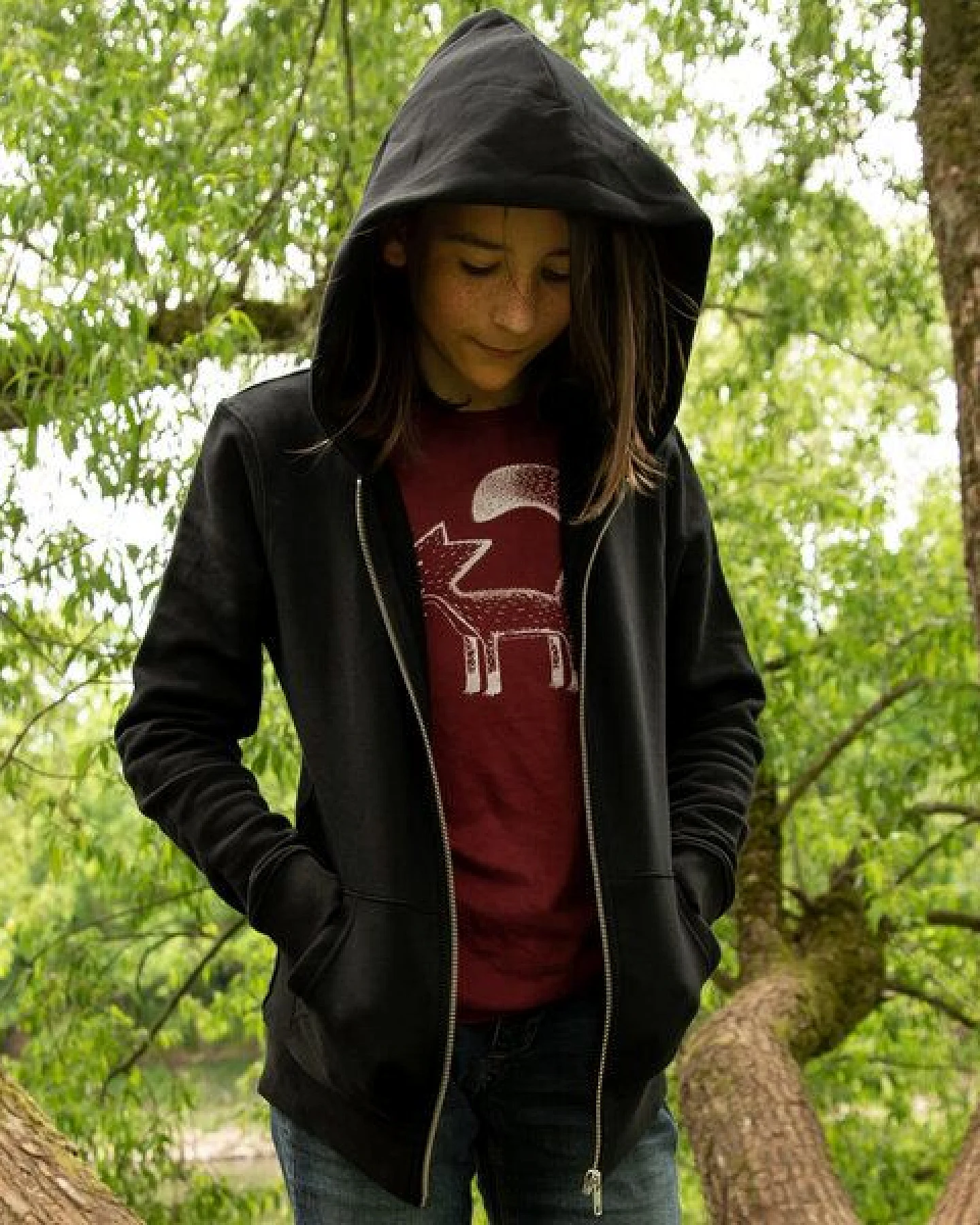 Cmig Kinder Kapuzenjacke Franzi Fuchs – Ansicht 4