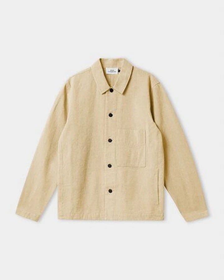 About Companions Lässige Jacke ASIR aus festem 230g Bio-Baumwoll-Canvas.