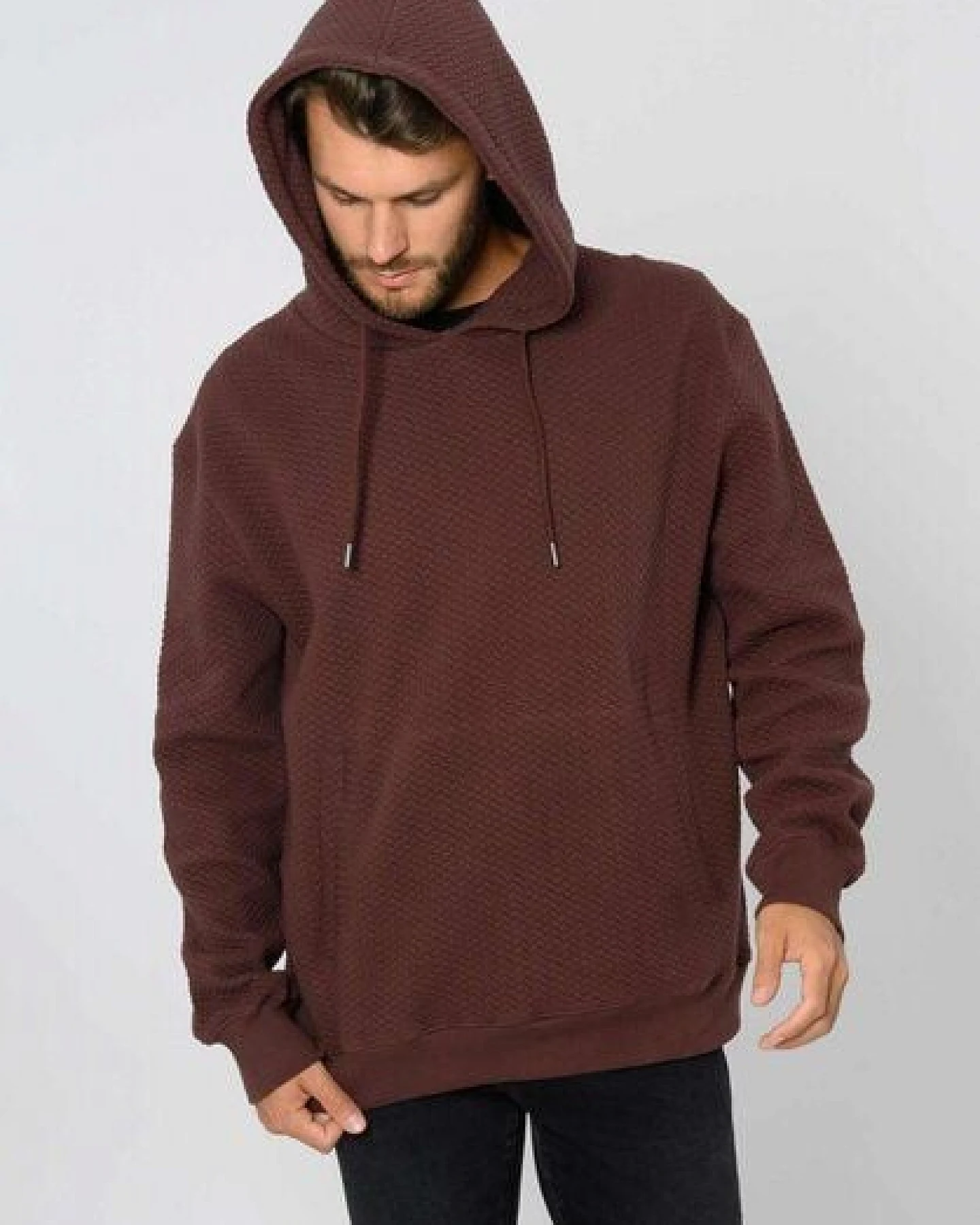 ThokkThokk Unisex Hoodie TT1044 STRUCTURED aus Biobaumwolle – Ansicht 3