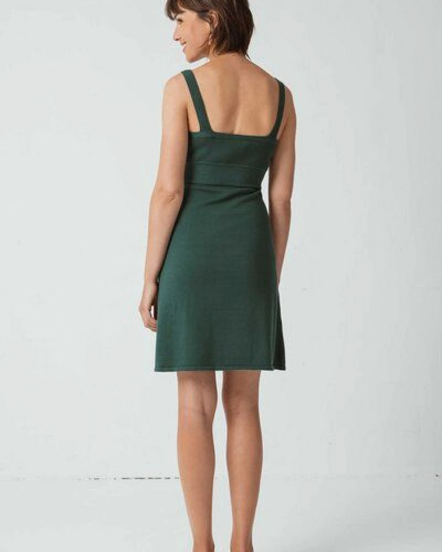 SKFK Kleid Amalur - Deep Green – Ansicht 3