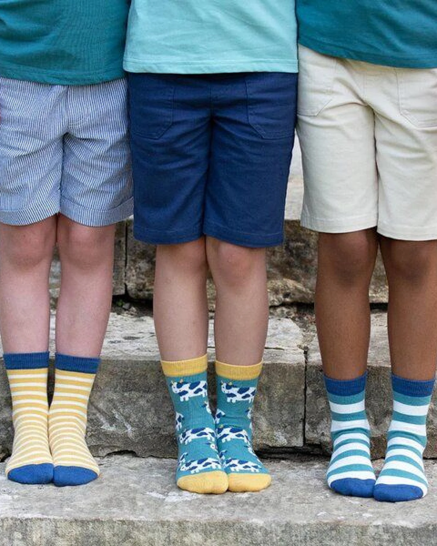 Kite Clothing Bunte Socken 3er-Pack aus Bio-Baumwolle – Ansicht 2