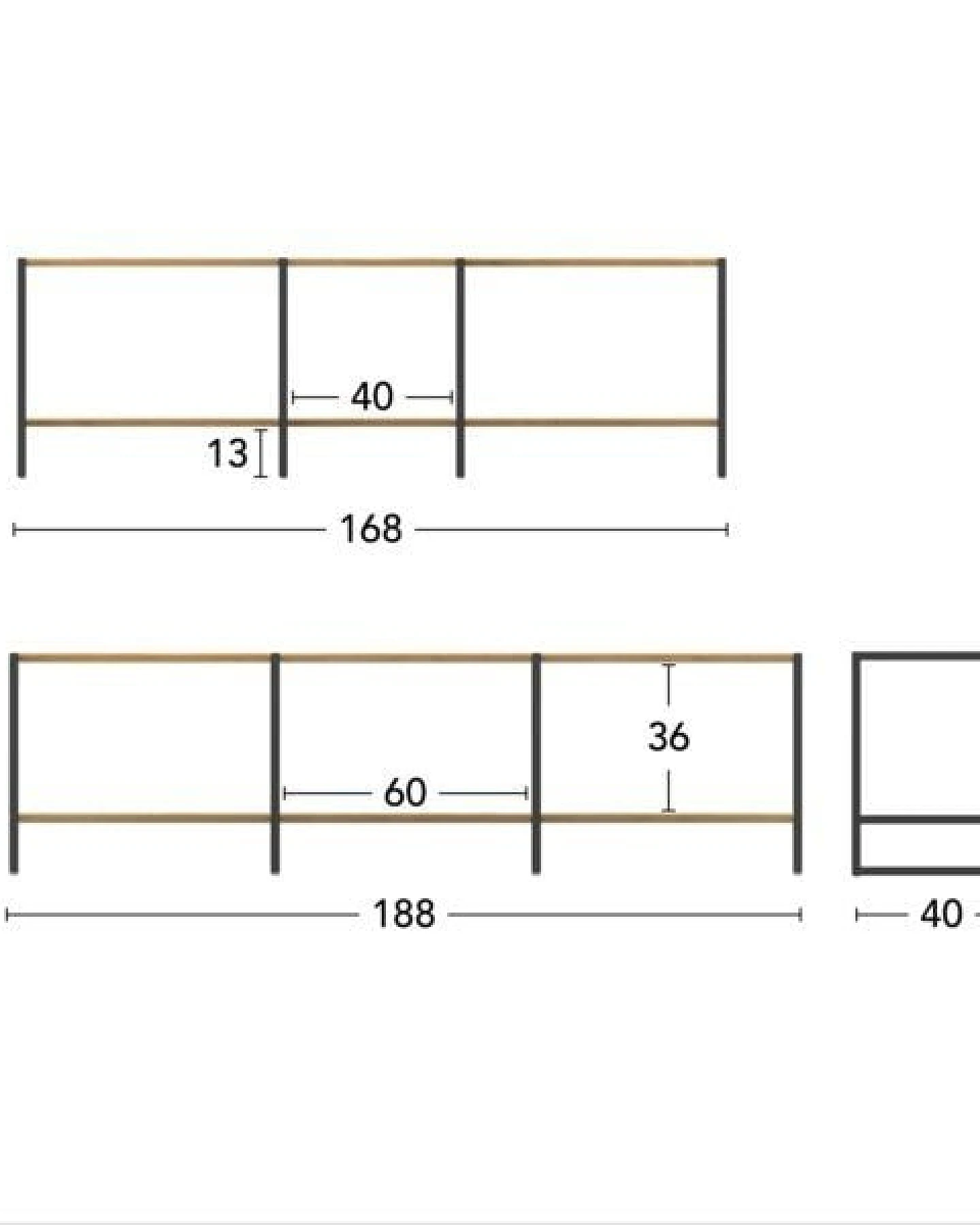 ekomia Lowboard Wega Minimal – Ansicht 3