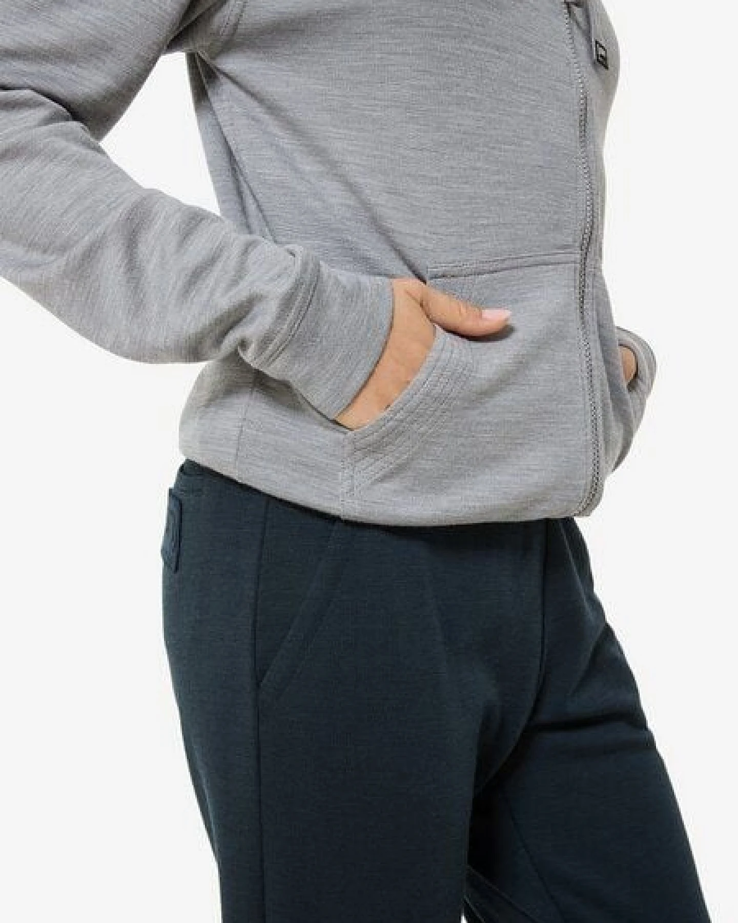super.natural Kapuzenpullover SOLUTION BIO für Damen, nachhaltig, Merino – Ansicht 4
