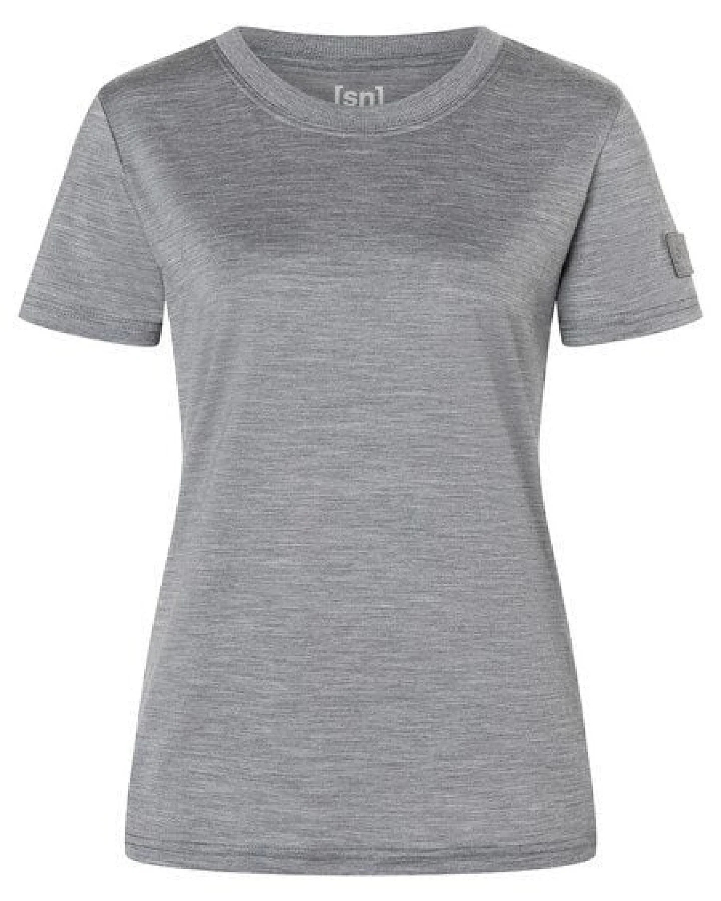 super.natural T-Shirt CASUAL RIB BIO J TEE für Damen, nachhaltig, Merino – Ansicht 3