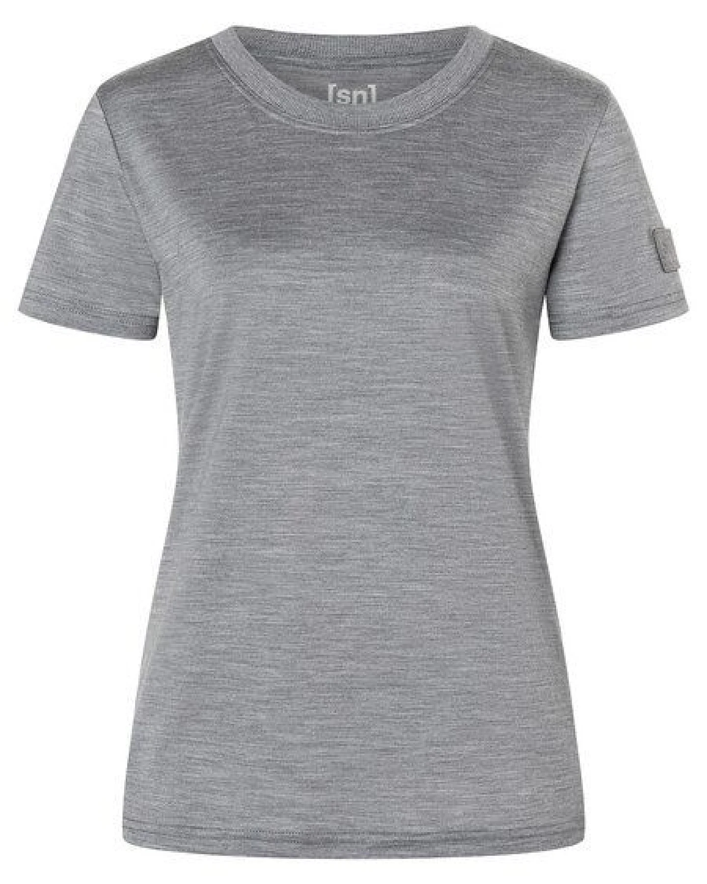 super.natural T-Shirt CASUAL RIB BIO J TEE für Damen, nachhaltig, Merino – Ansicht 3