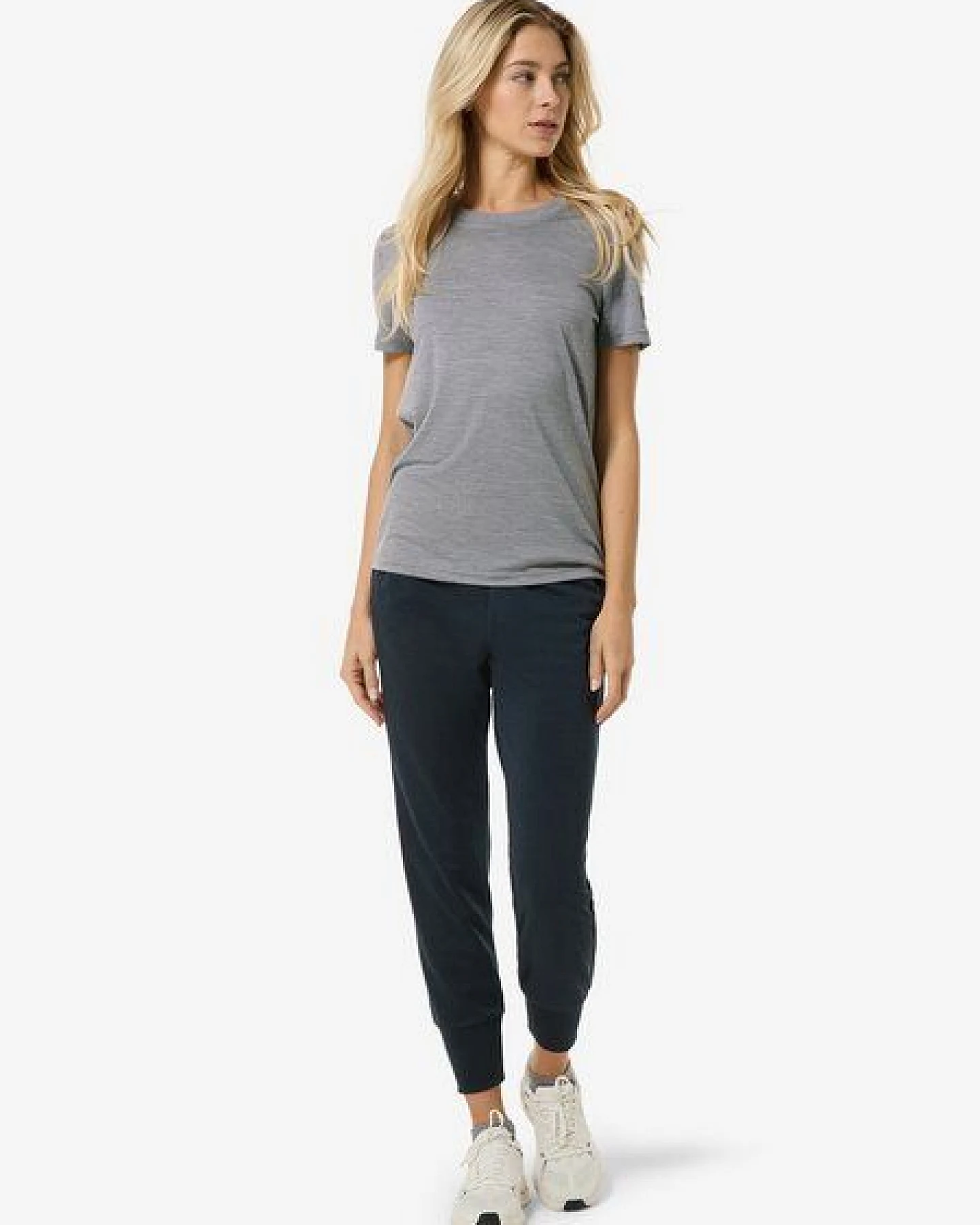 super.natural T-Shirt CASUAL RIB BIO J TEE für Damen, nachhaltig, Merino – Ansicht 2
