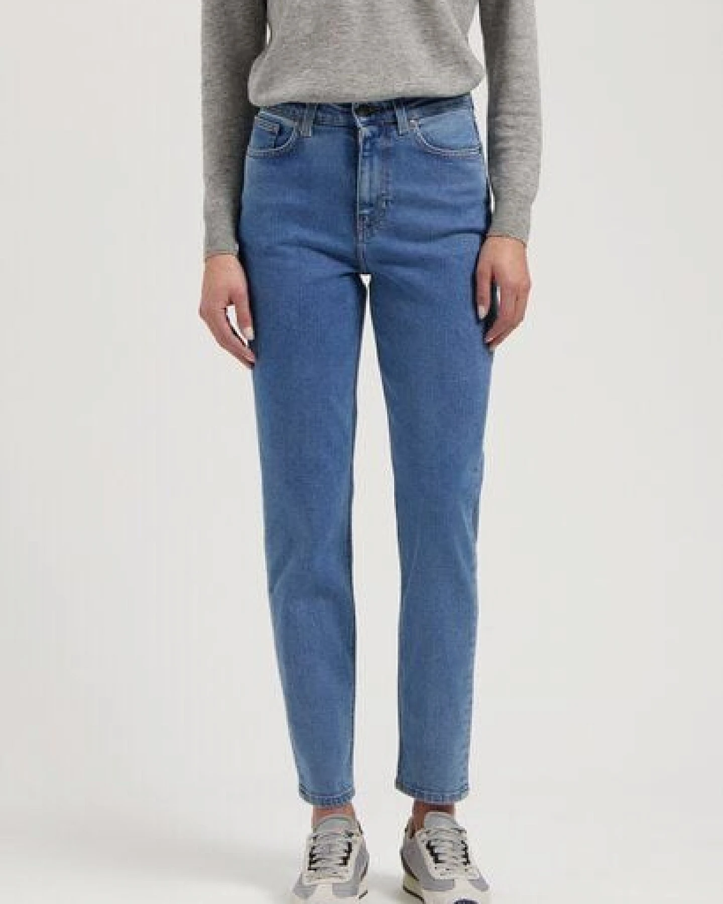 MUD Jeans Damen Jeans Tapered "Mams - Stone Vintage" – Ansicht 4