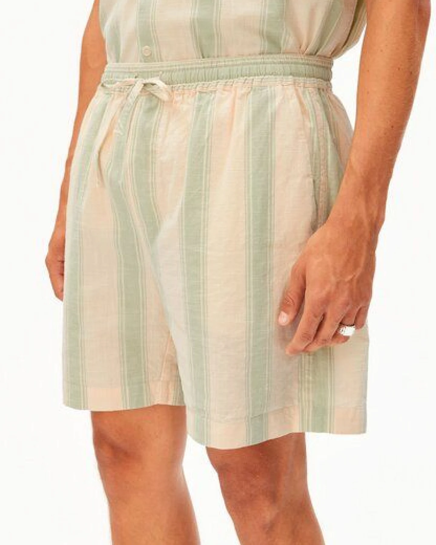 ARMEDANGELS STRIPED Herren Shorts aus 100% Bio-Baumwolle – Ansicht 3