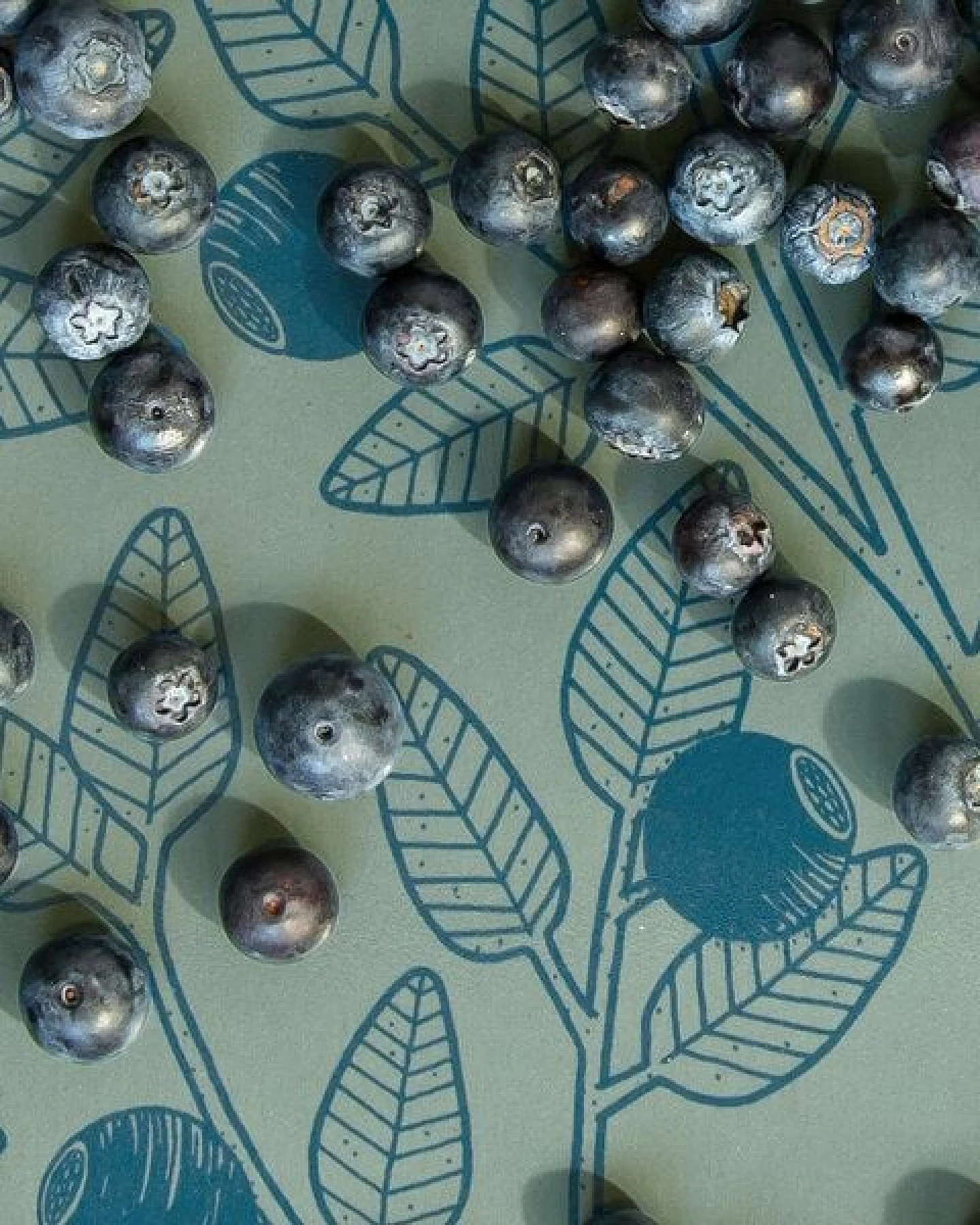 Cmig großes quadratisches Tablett Blaubeeren – Ansicht 3