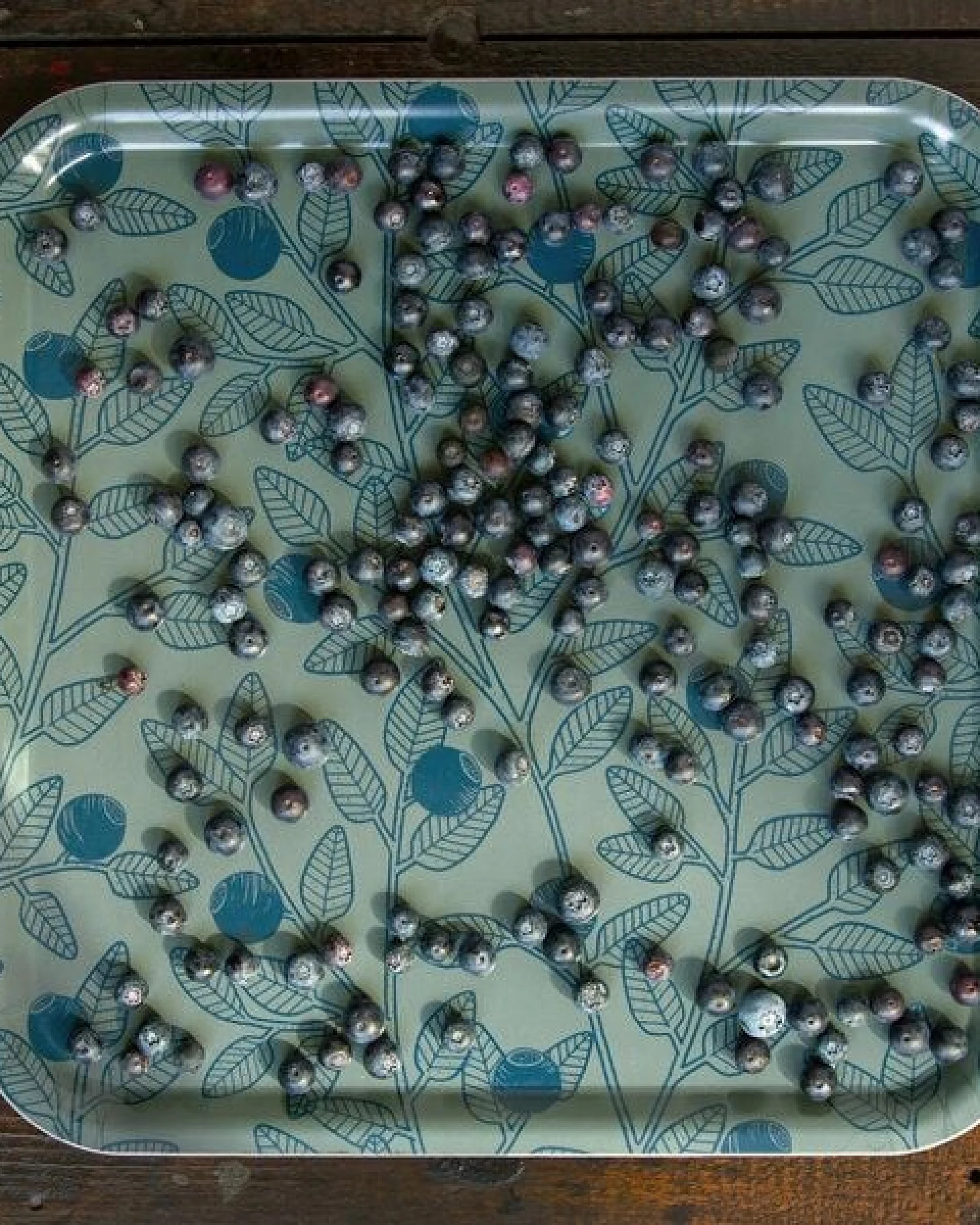 Cmig großes quadratisches Tablett Blaubeeren – Ansicht 4