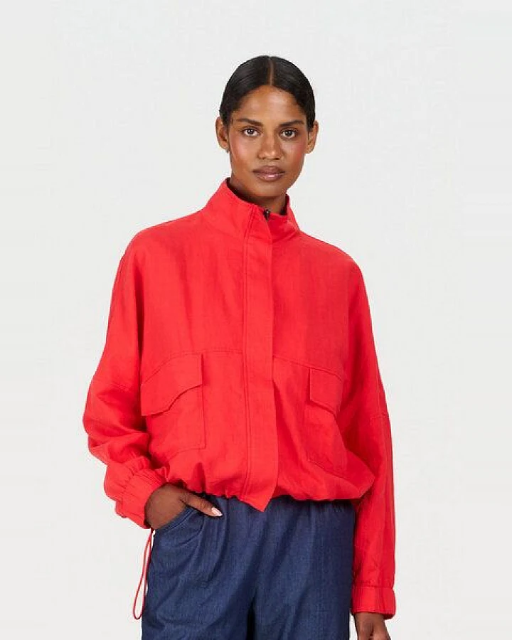 Komodo Tencel-Leinen Blouson-Jacke Modell: Koko