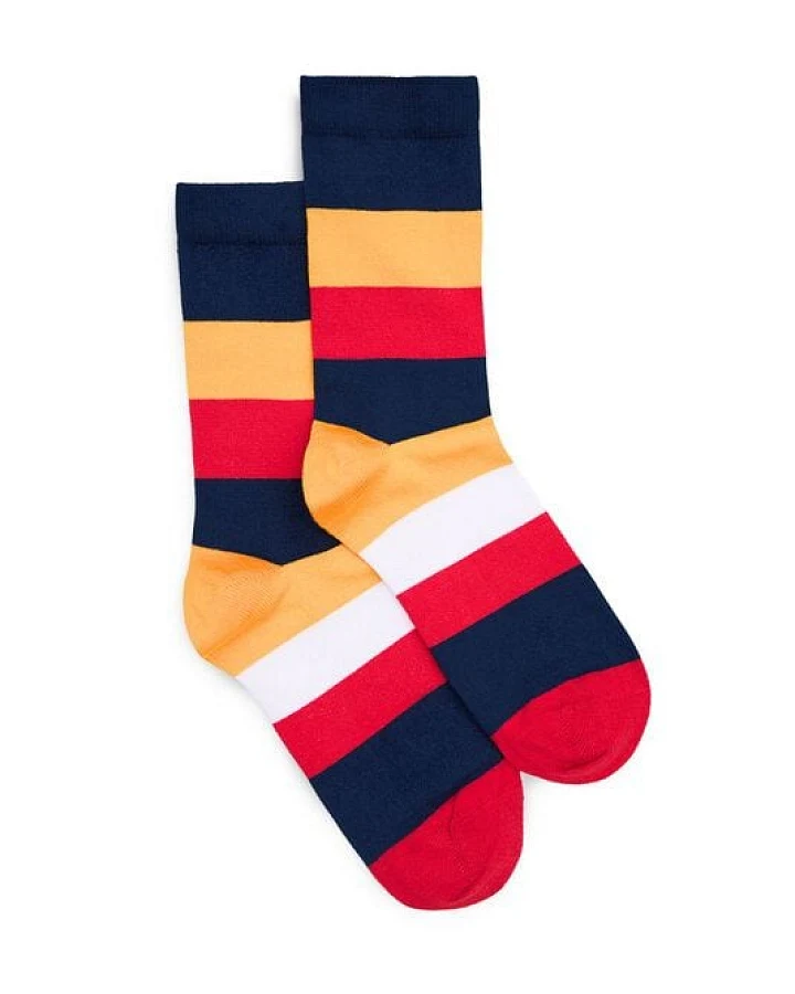 Natural Vibes Sunset Streifen Socken aus Biobaumwoll-Mix