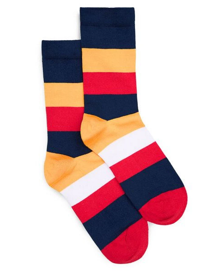Natural Vibes Sunset Streifen Socken aus Biobaumwoll-Mix