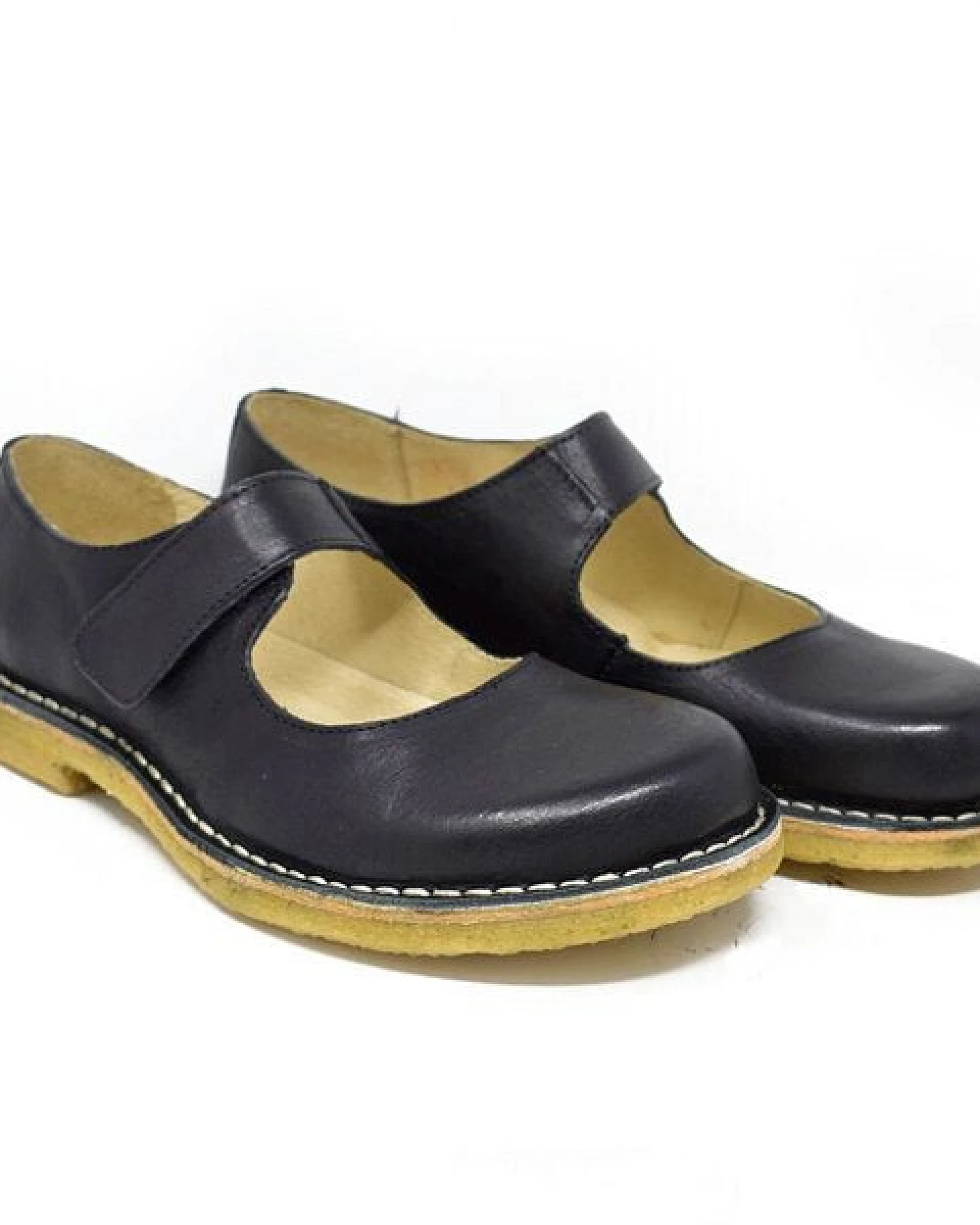 Grünbein Shoes Spangen-Ballerinas Gerda Naturform schwarz – Ansicht 2