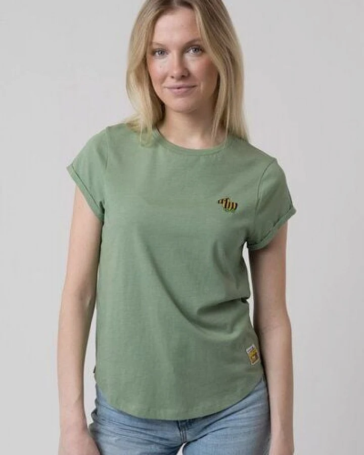 Bavarian Caps Damen T-Shirt Janosch Tigerente - Grün