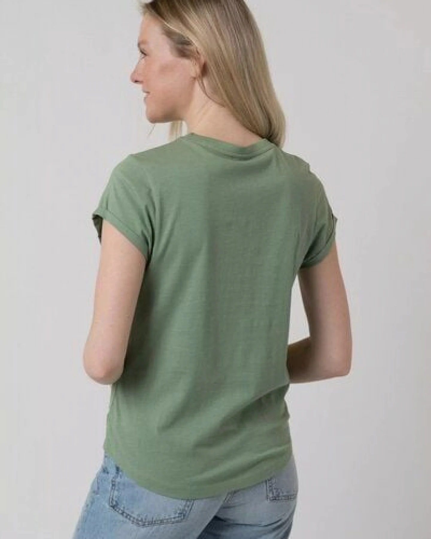Bavarian Caps Damen T-Shirt Janosch Tigerente - Grün – Ansicht 2