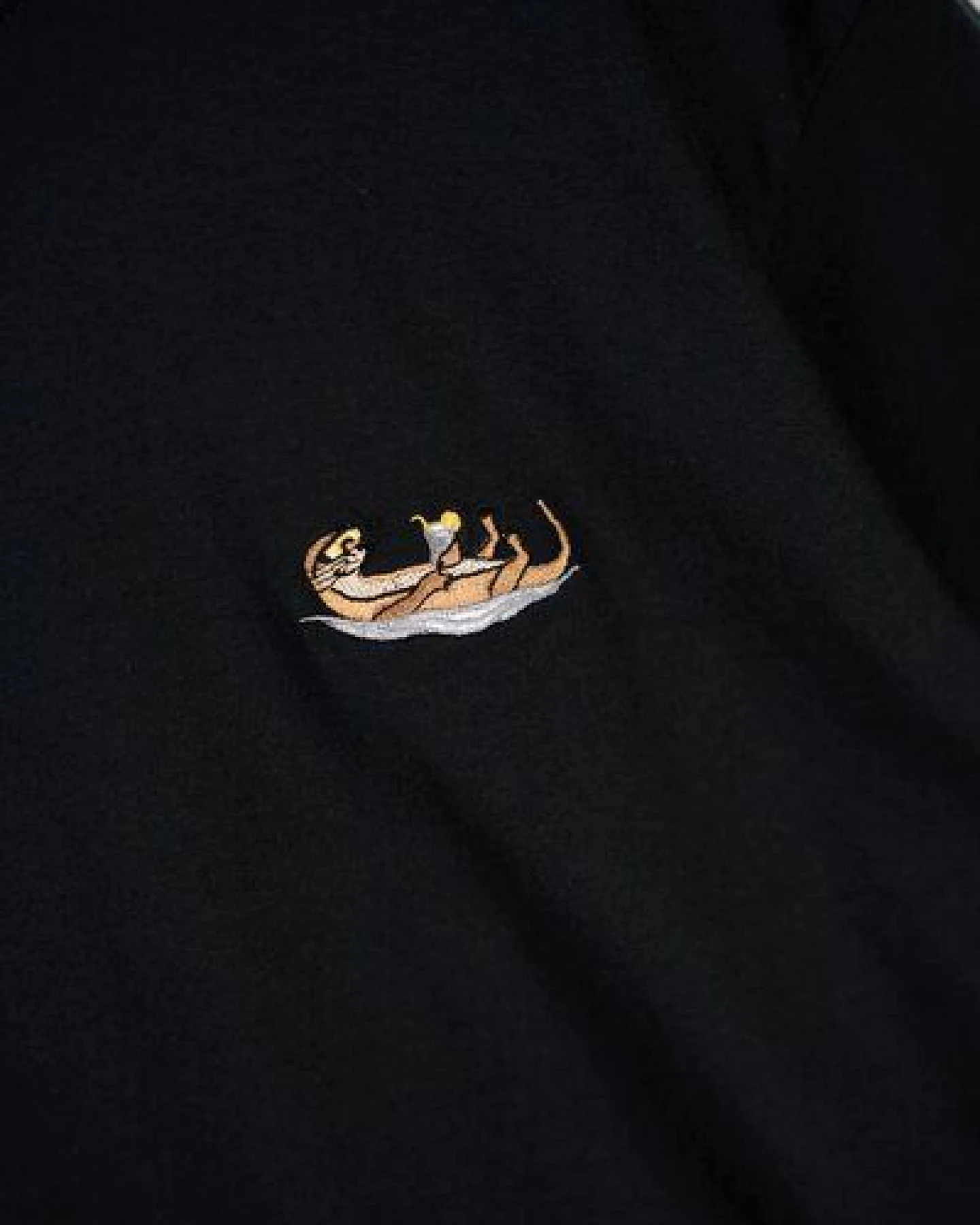 LAKOR T-Shirt aus Bio-Baumwolle - Mini An Otter Vacation – Ansicht 3