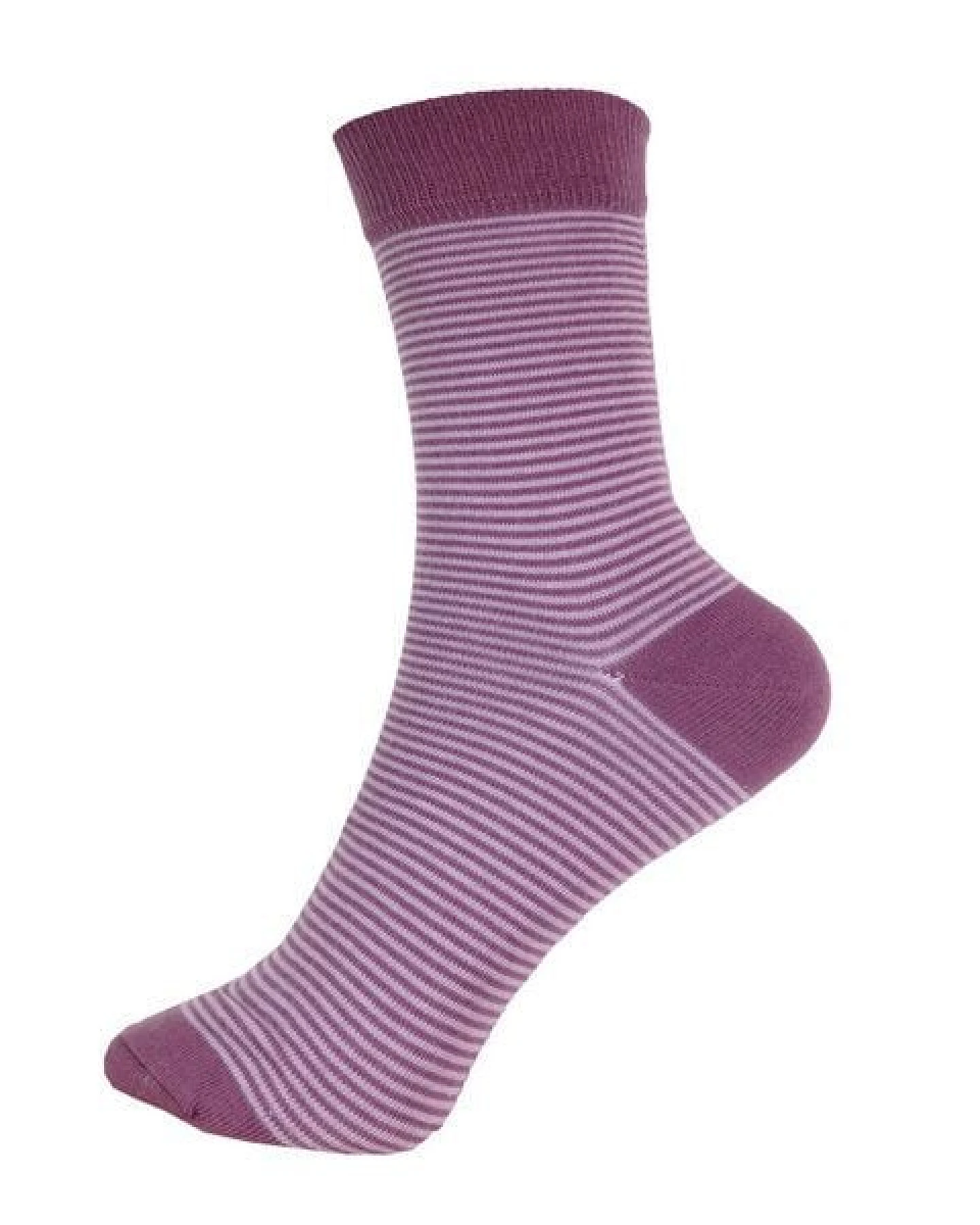 Grödo Damen Socken feingeringelt Bio Baumwolle Elasthan – Ansicht 2