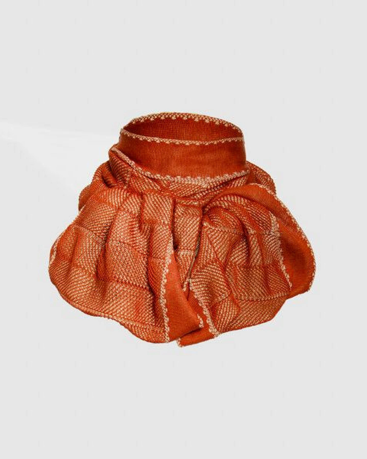 LANARTO slow fashion Sommerschal Shine zweifarbig aus Bio-Baumwolle Feinstrick made in germany – Ansicht 2