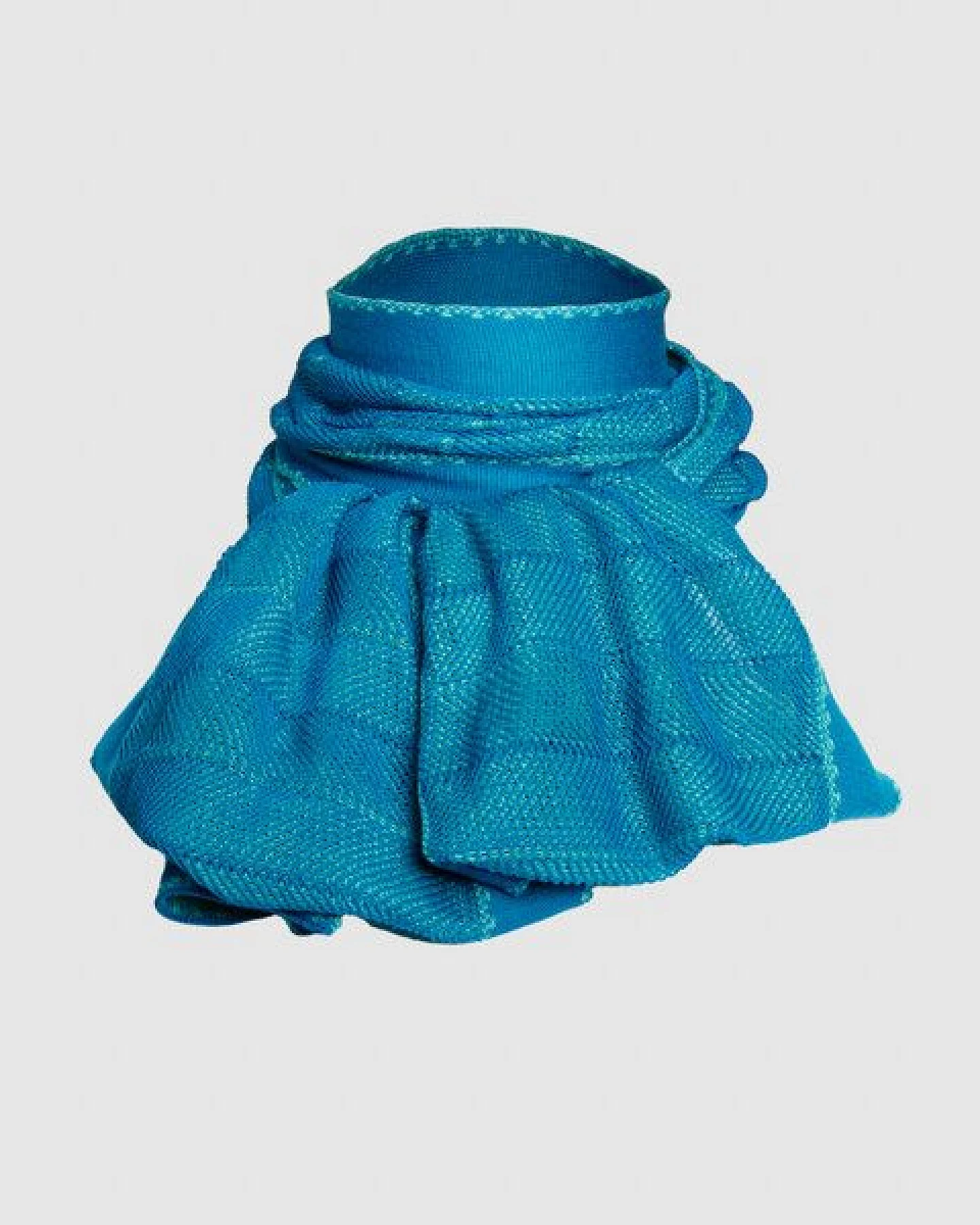 LANARTO slow fashion Sommerschal Shine zweifarbig aus Bio-Baumwolle Feinstrick made in germany – Ansicht 2