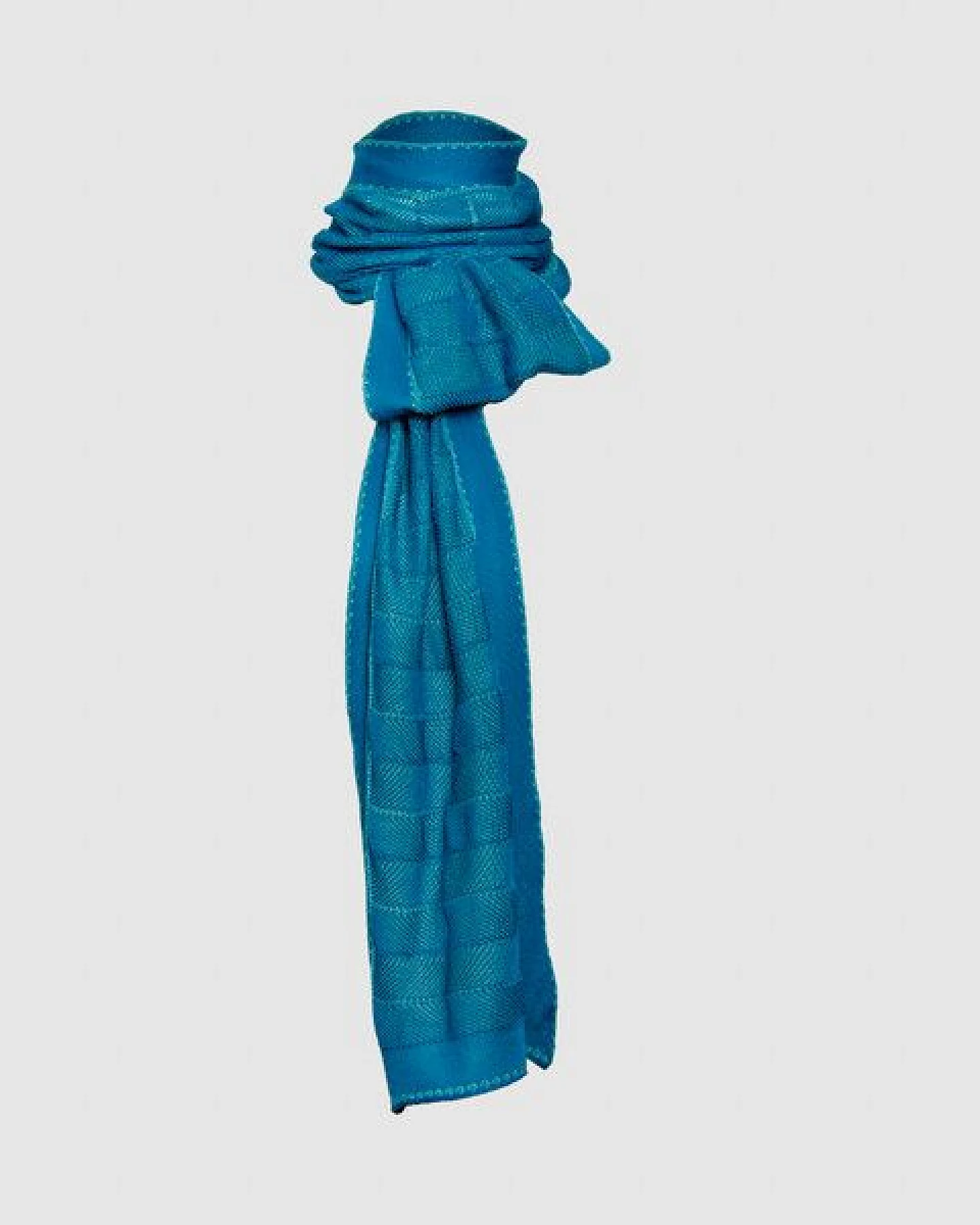 LANARTO slow fashion Sommerschal Shine zweifarbig aus Bio-Baumwolle Feinstrick made in germany – Ansicht 3