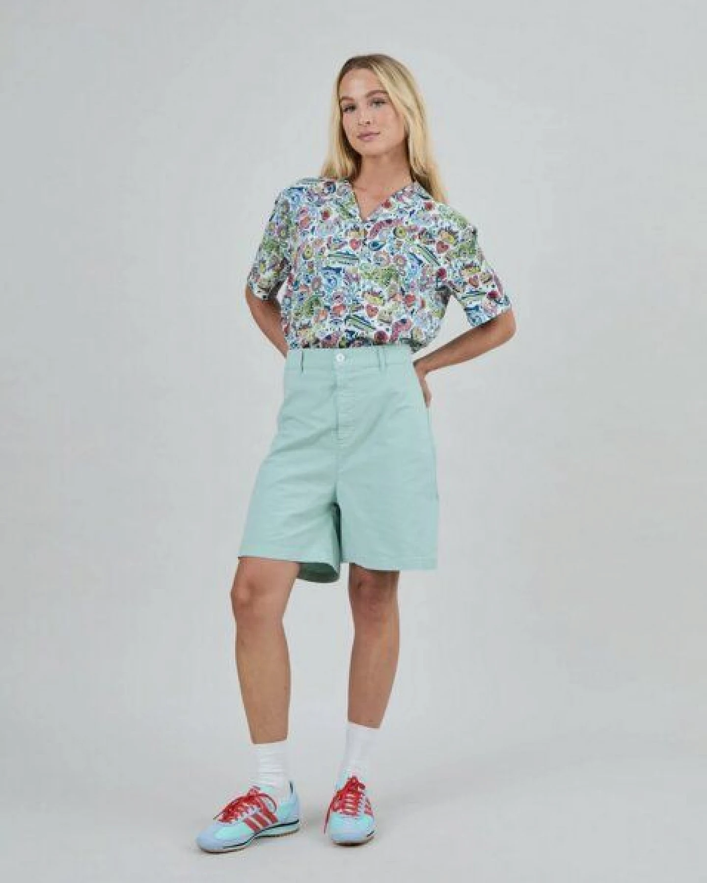 Brava Fabrics High Waist Shorts Green – Ansicht 3