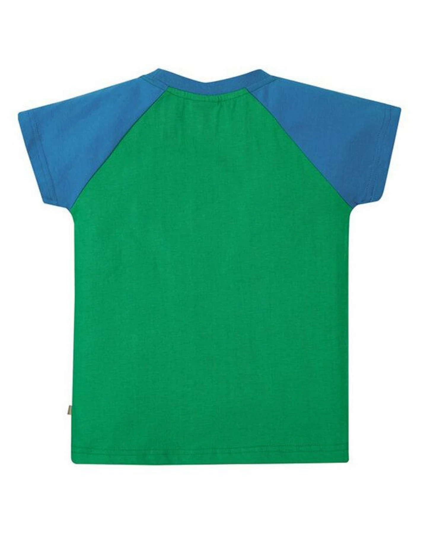 Frugi T-Shirt Papagei in grün-blau – Ansicht 3