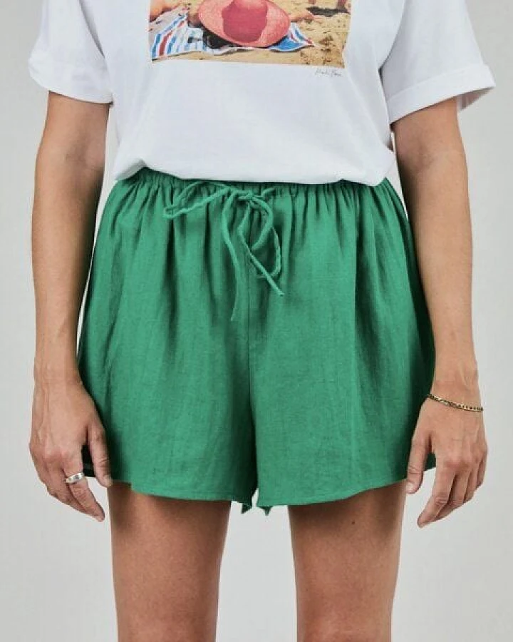 Brava Fabrics Bali Loose Shorts Green