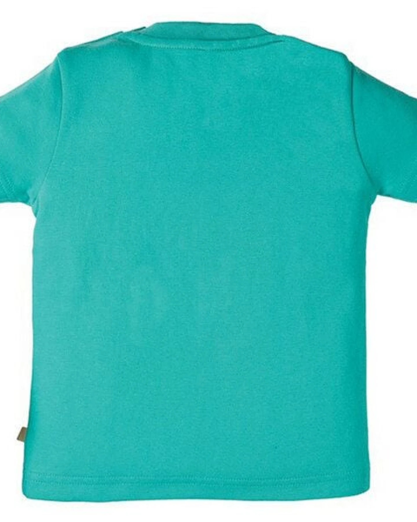 Frugi T-Shirt Elefant in Pazifik-grün – Ansicht 3
