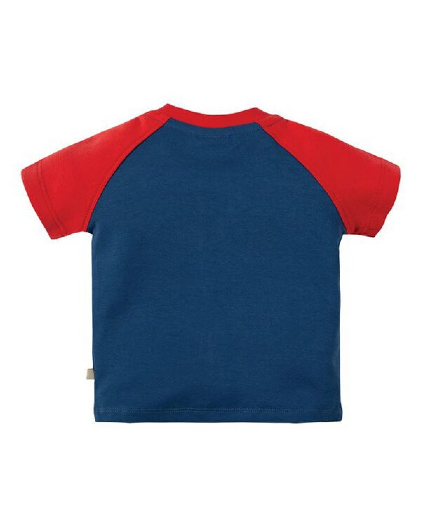Frugi T-Shirt Möwe in blau-rot – Ansicht 3