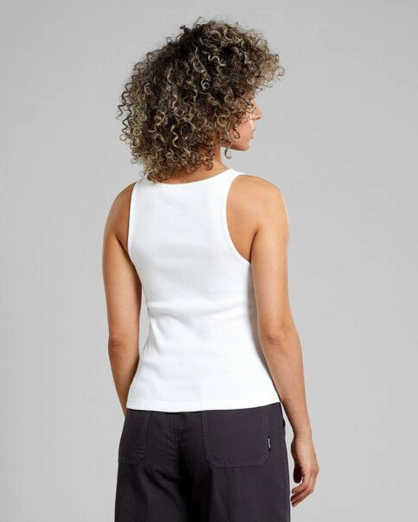 DEDICATED Valdermarsvik Ripped Top - White – Ansicht 2