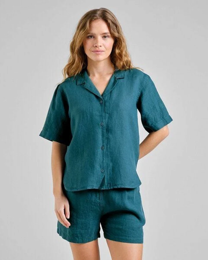 DEDICATED Torup Linen Bluse aus Leinen