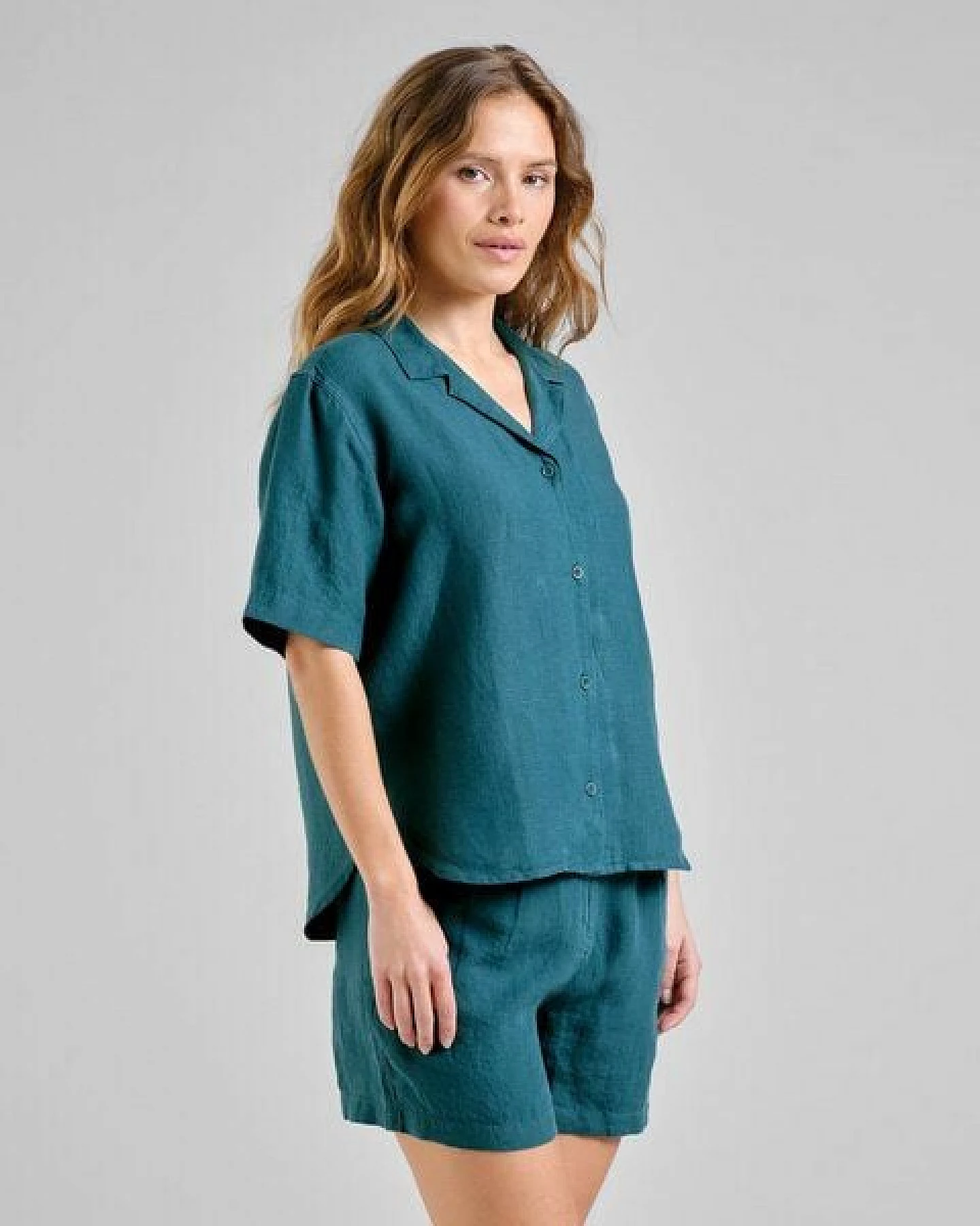 DEDICATED Torup Linen Bluse aus Leinen – Ansicht 2