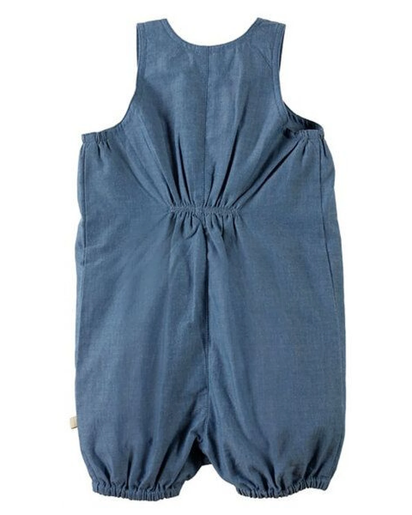 Frugi Latzhose Rainbow blau denim Sommerhose – Ansicht 4