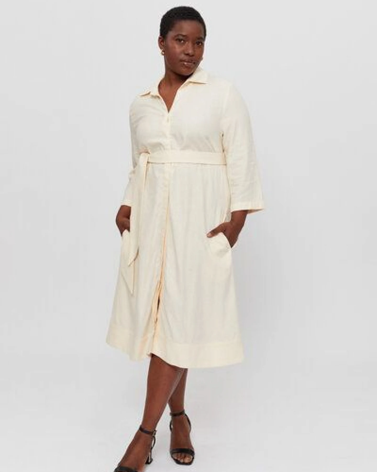 AYANI Mariam Leinenhemdkleid – Ansicht 3