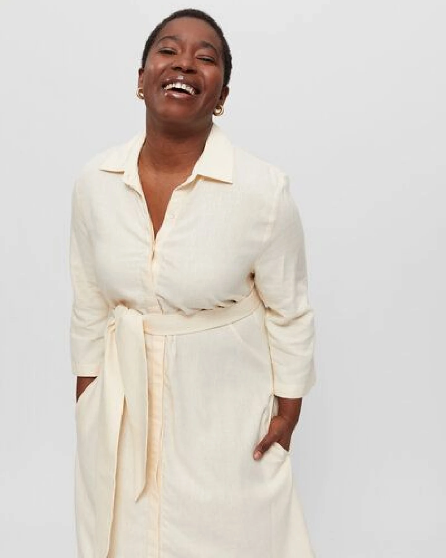 AYANI Mariam Leinenhemdkleid – Ansicht 4
