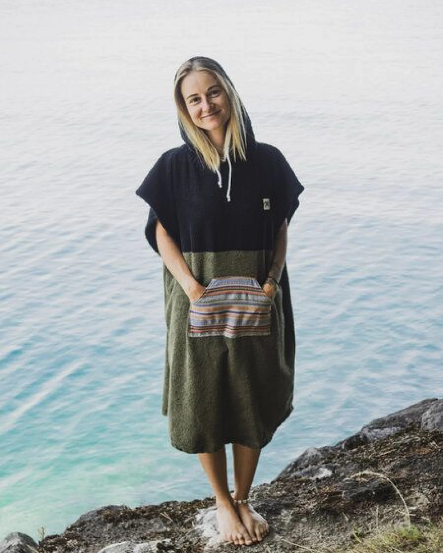 Zeachild Surfponcho Tiki Bio-Frotte – Ansicht 2