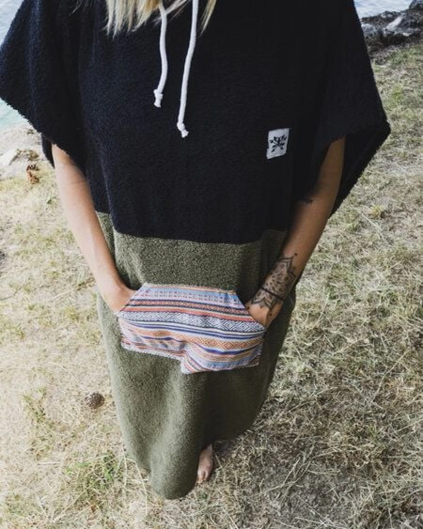Zeachild Surfponcho Tiki Bio-Frotte – Ansicht 3