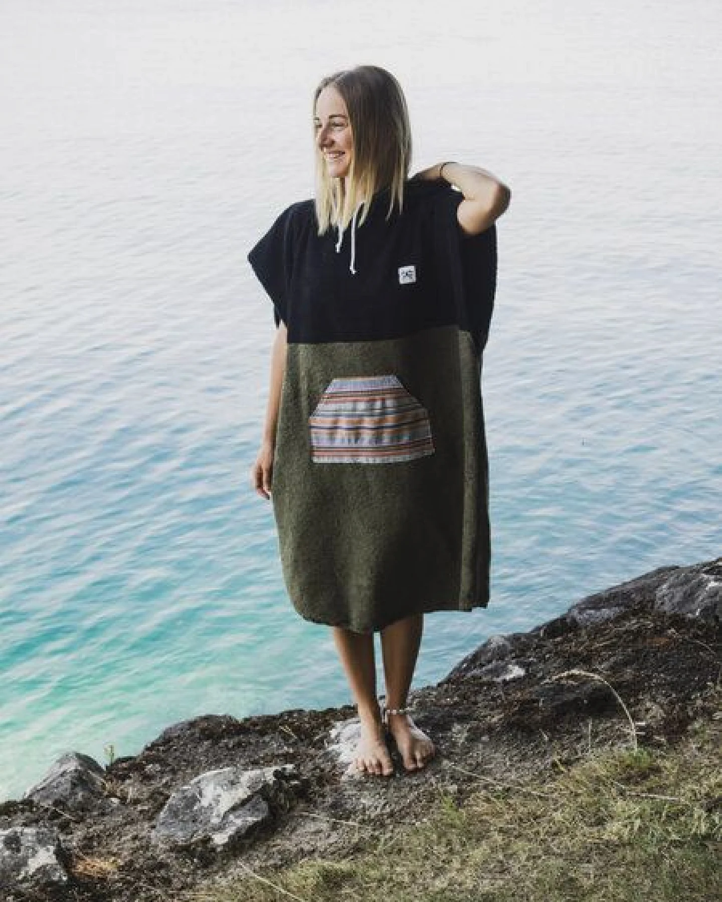 Zeachild Surfponcho Tiki Bio-Frotte – Ansicht 4