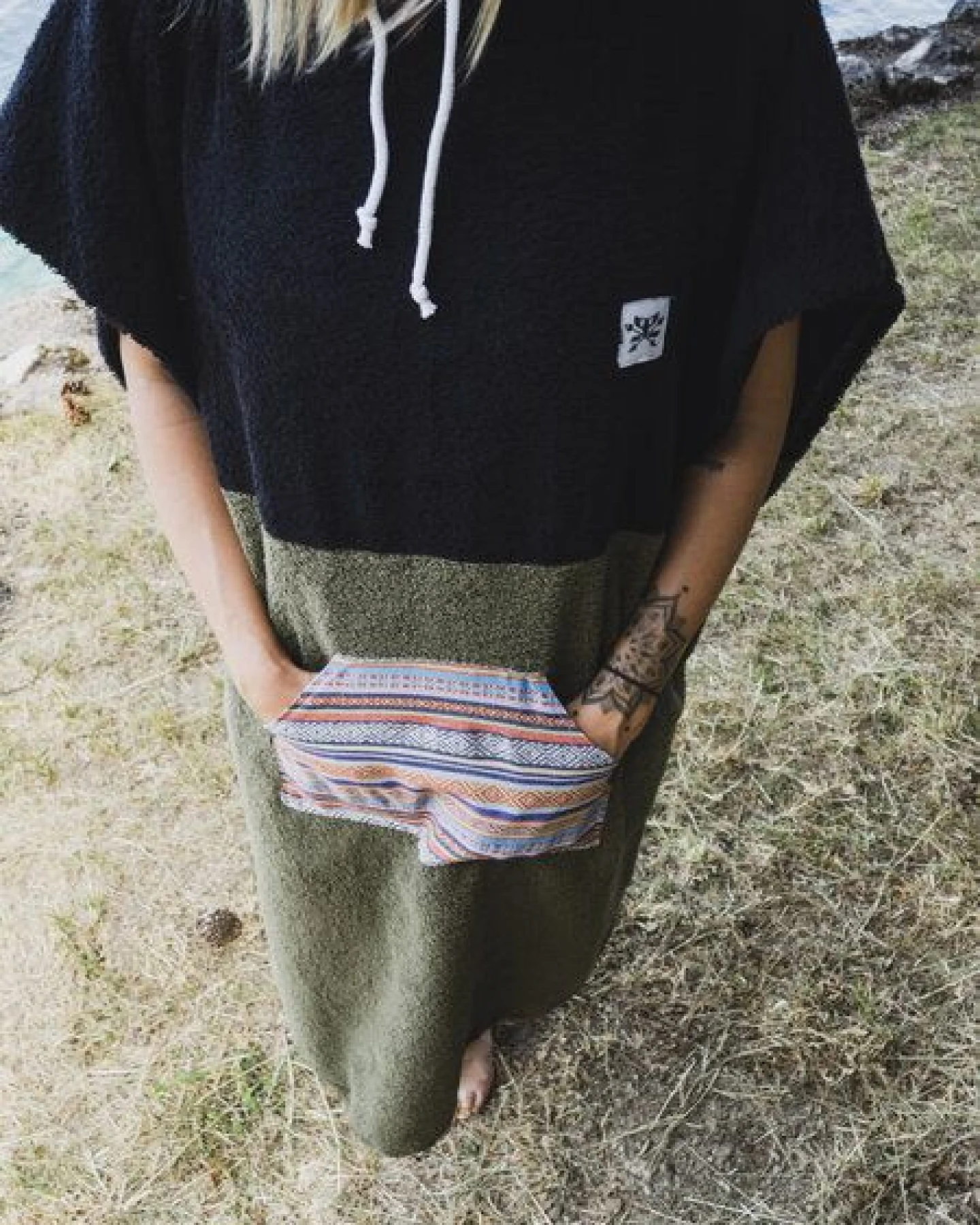 Zeachild Surfponcho Tiki Bio-Frotte – Ansicht 3