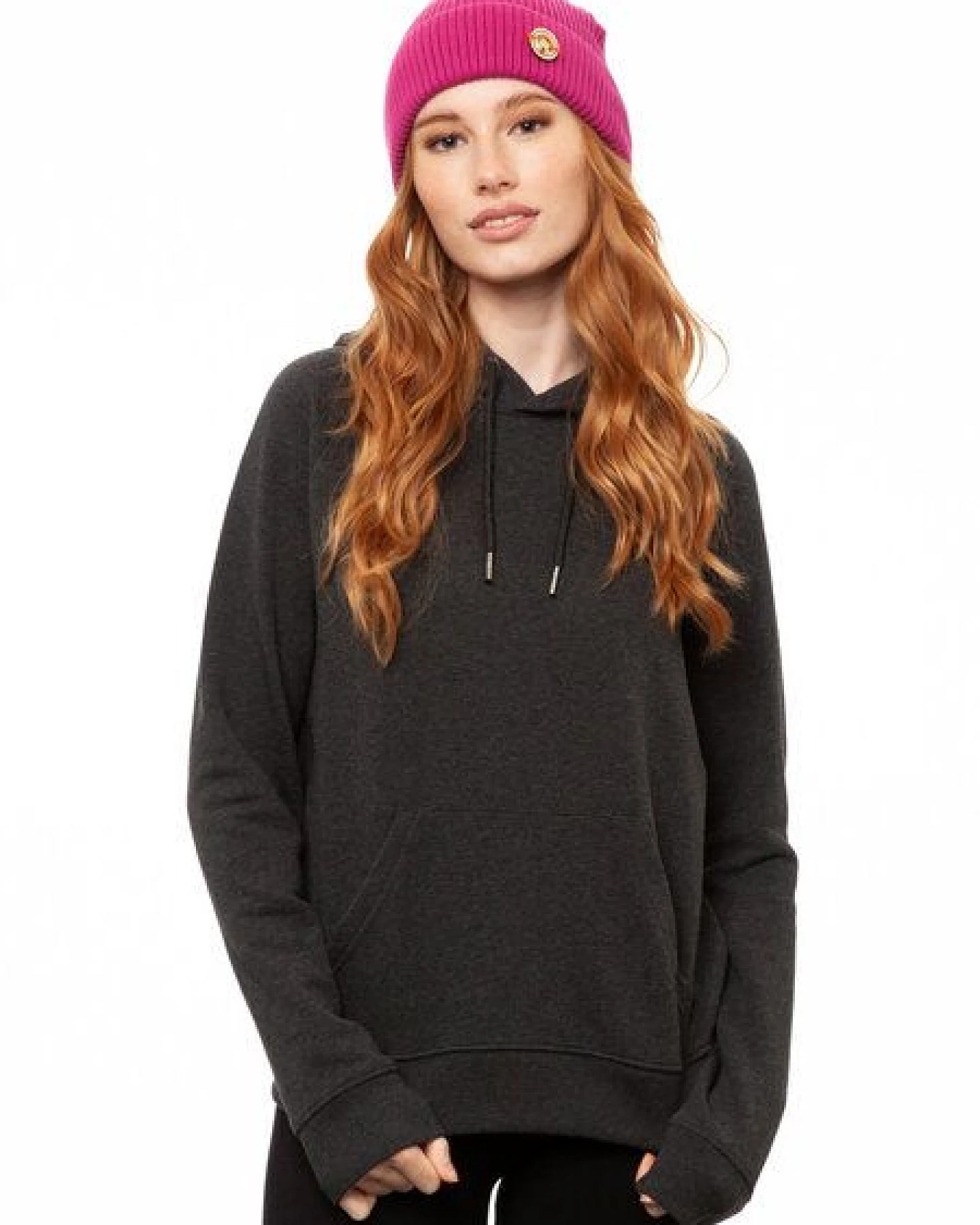 FellHerz Damen Hoodie Kapuzenpullover aus 85% Biobaumwolle und 15% recyceltem Polyester – Ansicht 2