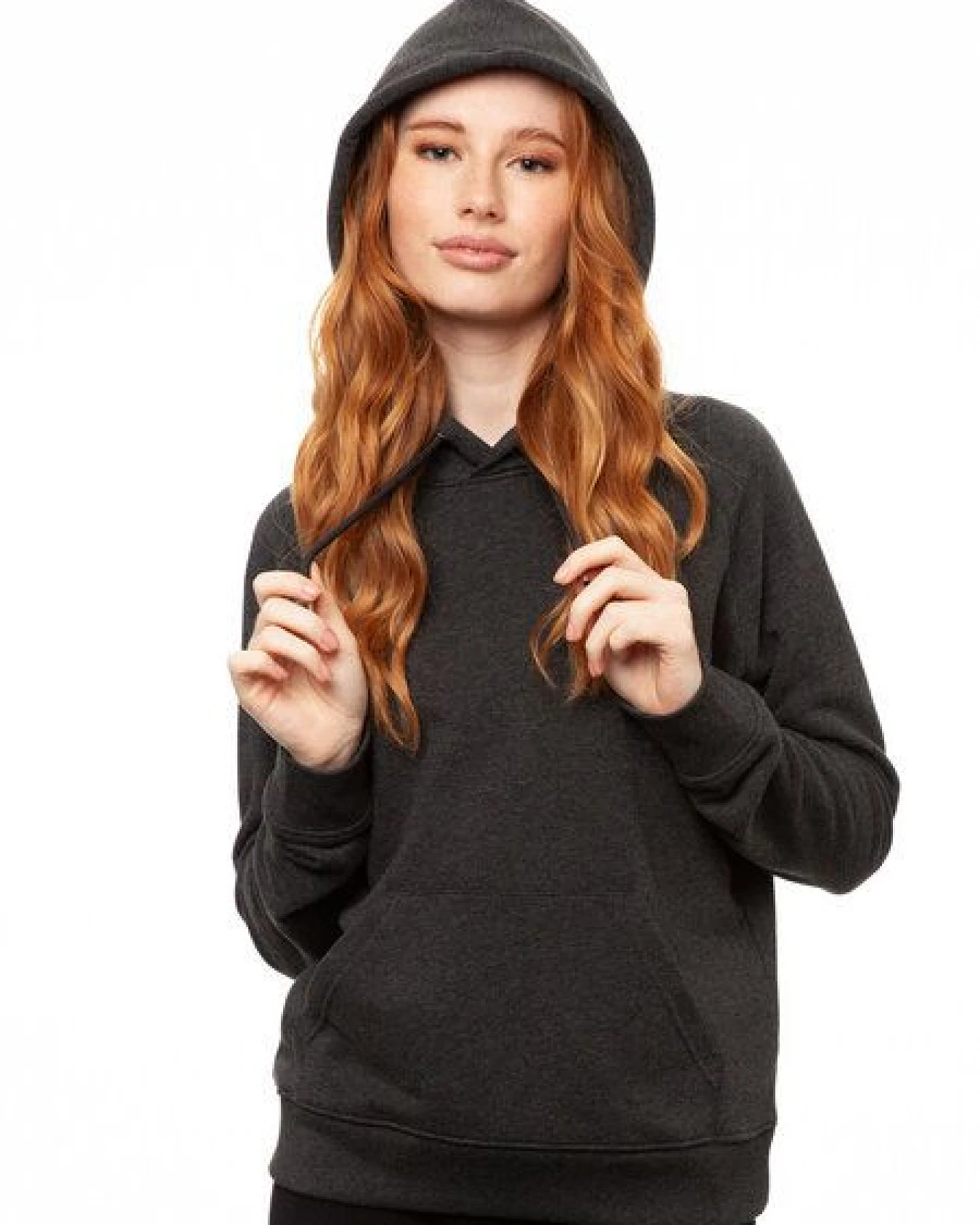 FellHerz Damen Hoodie Kapuzenpullover aus 85% Biobaumwolle und 15% recyceltem Polyester – Ansicht 3