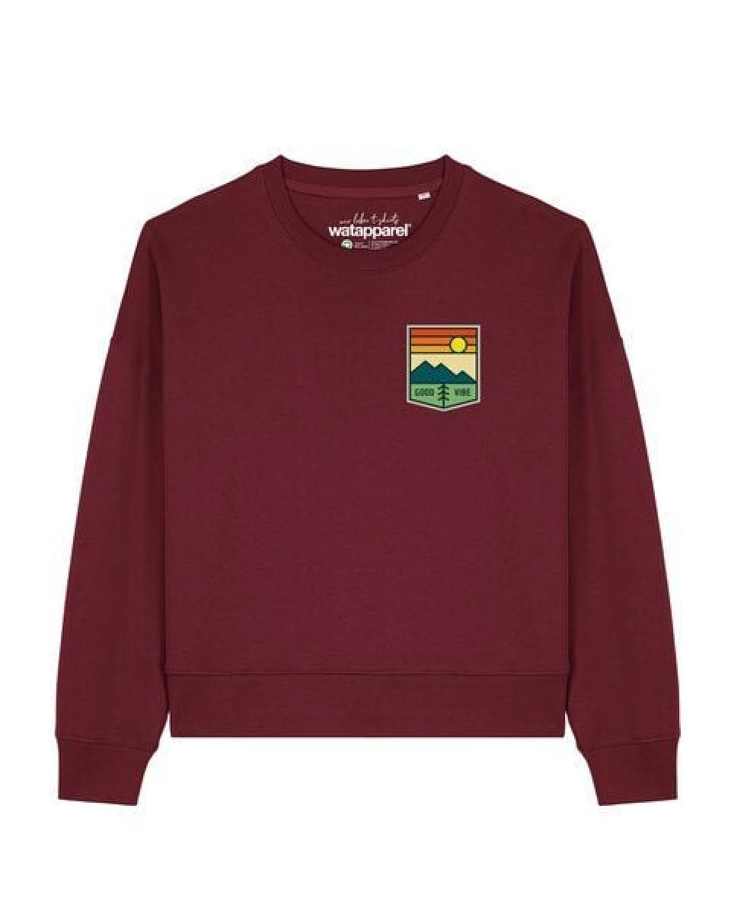 watapparel Sweatshirt Frauen Good Vibe – Ansicht 2