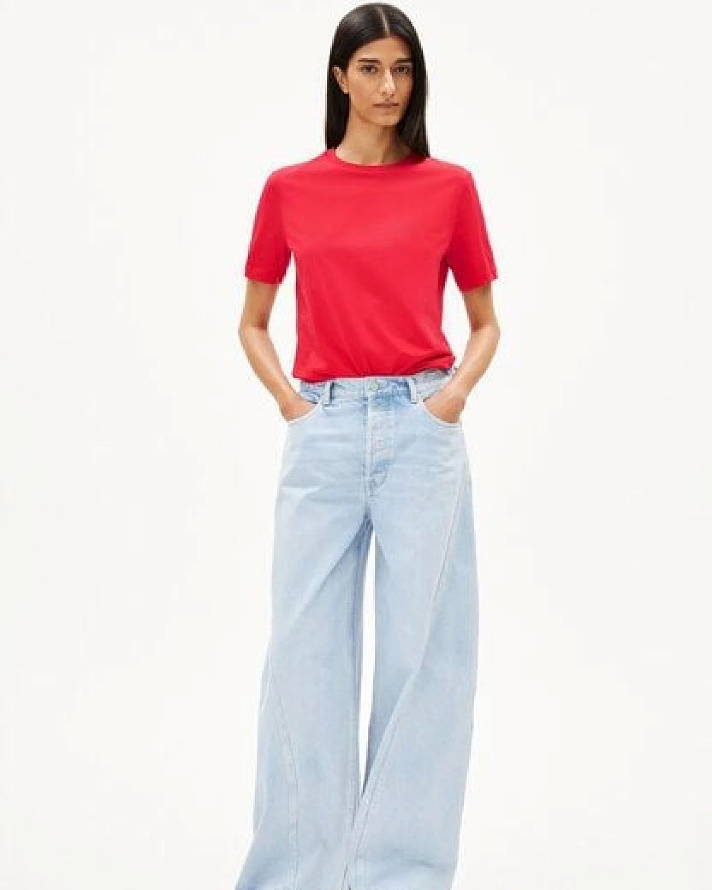 ARMEDANGELS LUALAA Damen T-Shirt aus Bio-Baumwolle – Ansicht 4