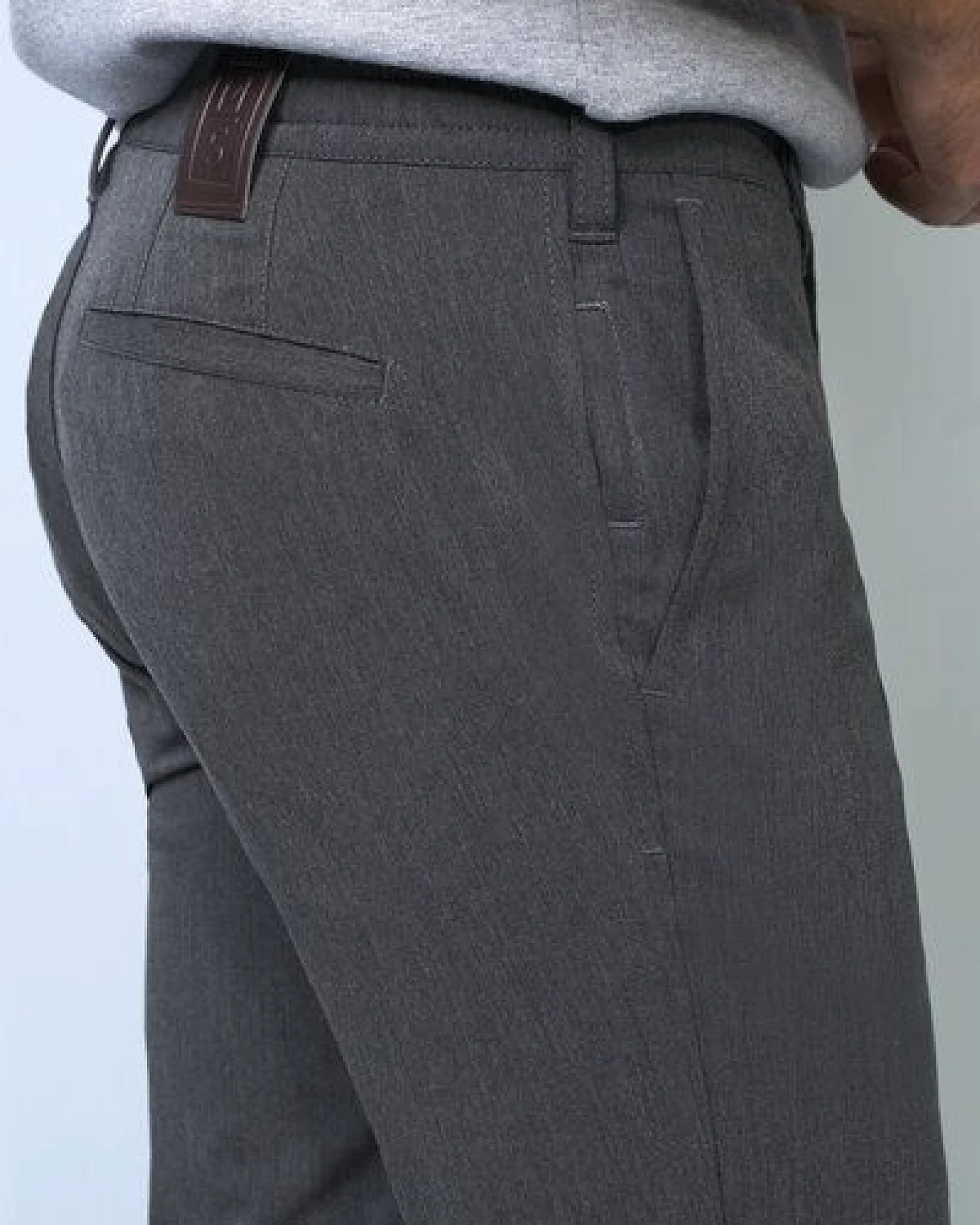 M 5 BY MEYER Chino mit Stretchbund – Ansicht 4
