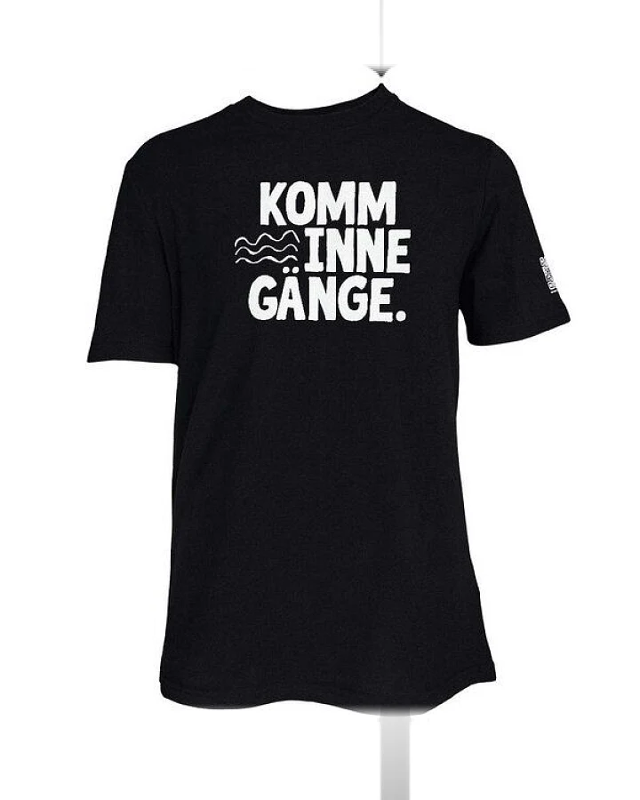 Spirit of Hamburg Biobaumwoll T-Shirt mit Spruch KOMM INNE GÄNGE
