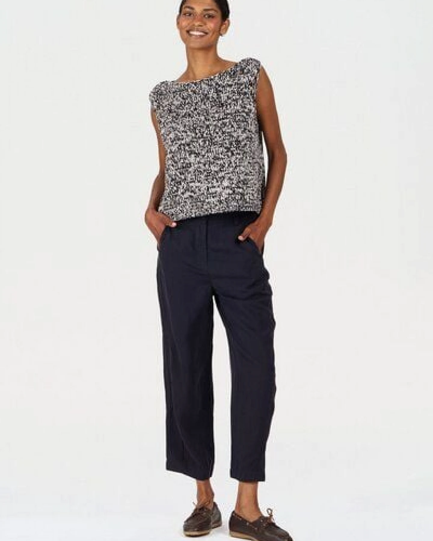 Komodo Tencel-Leinen Culotte Modell: Olive – Ansicht 2