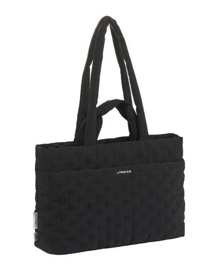 Lässig Wickeltasche gesteppt - Liv schwarz tolle Shoulder Bag