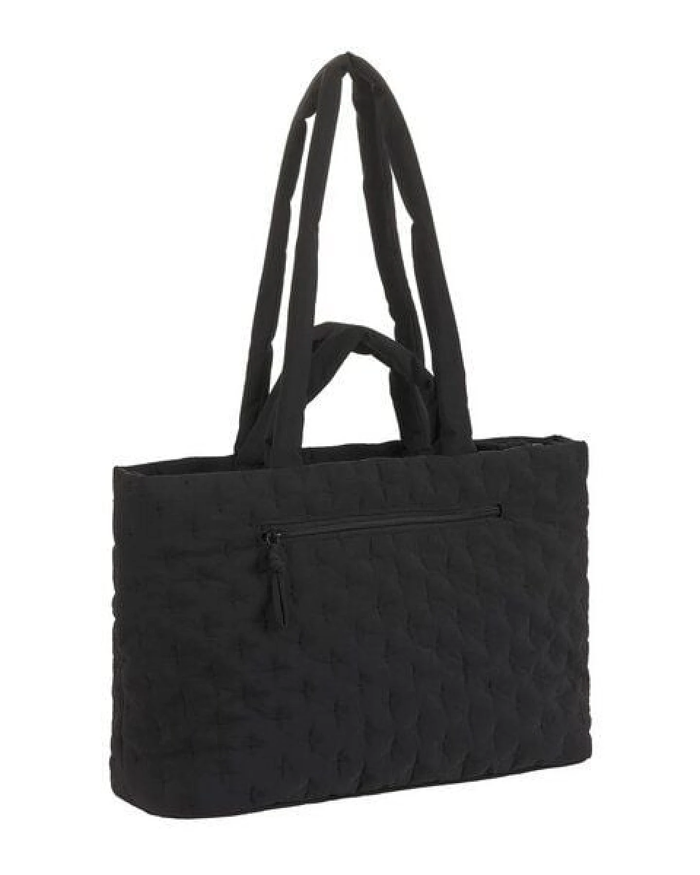 Lässig Wickeltasche gesteppt - Liv schwarz tolle Shoulder Bag – Ansicht 3