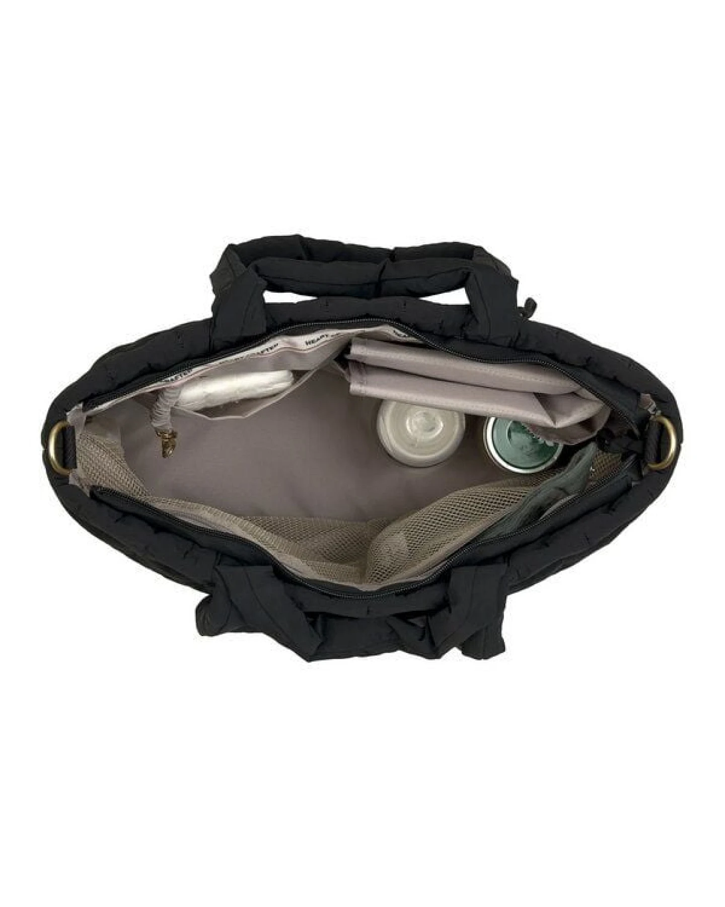 Lässig Wickeltasche gesteppt - Liv schwarz tolle Shoulder Bag – Ansicht 4